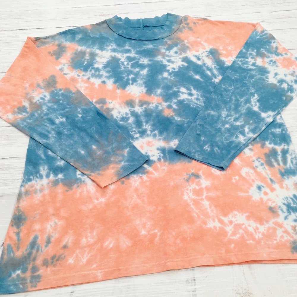 Free People ~ Be Free Tie Dye Shirt Top - Picture 10 of 12